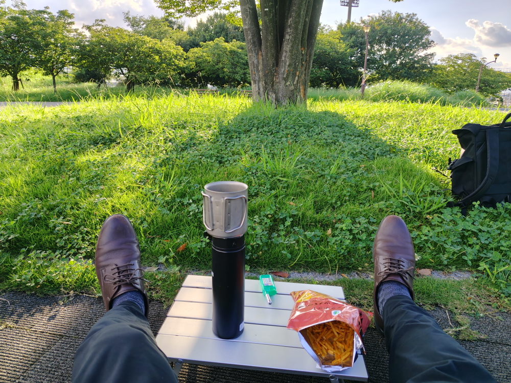 テーブルの上には